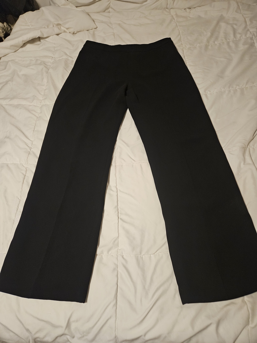 Classic Black Wide-Leg Women's Pants